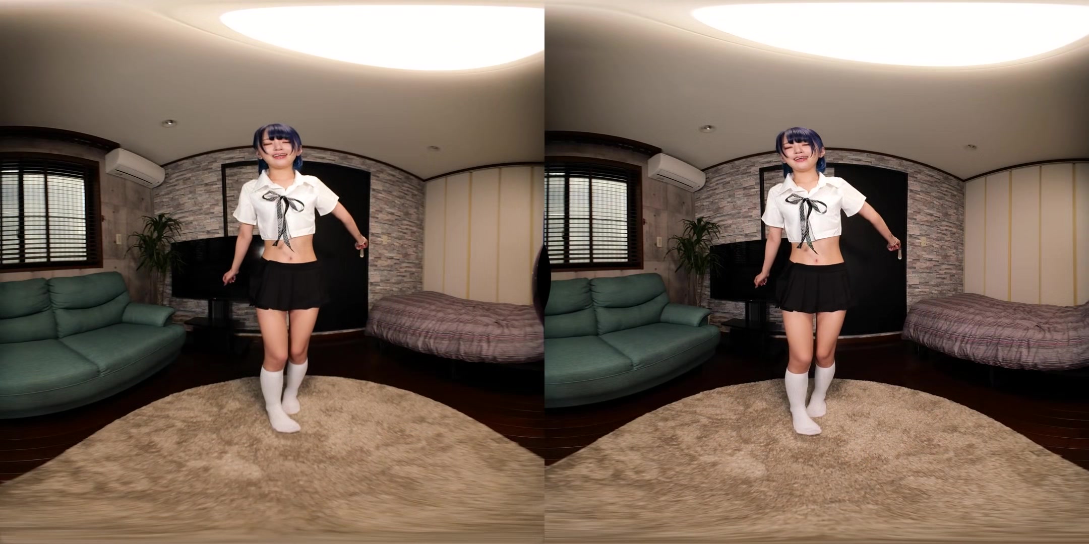 Appearing in Front of You in the Game - Japanese Teen Maid Slutty Sexy