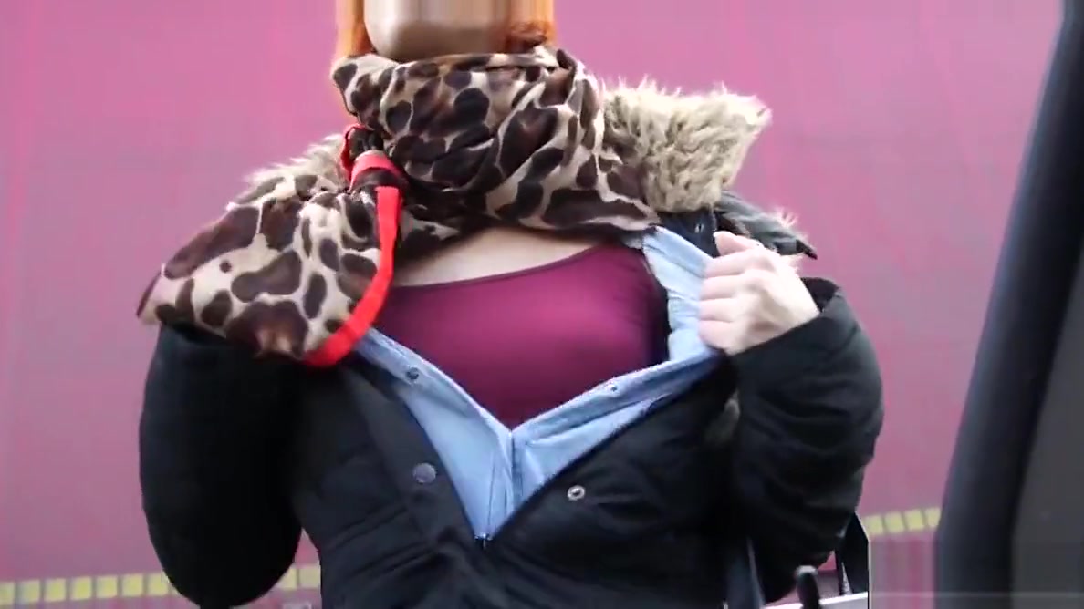 Amateur redhead street whore loves outdoor cock sucking