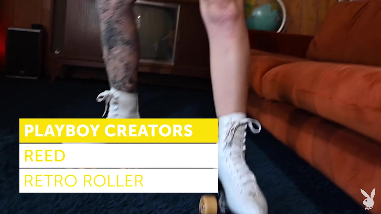 Reed in Retro Roller - PlayboyPlus