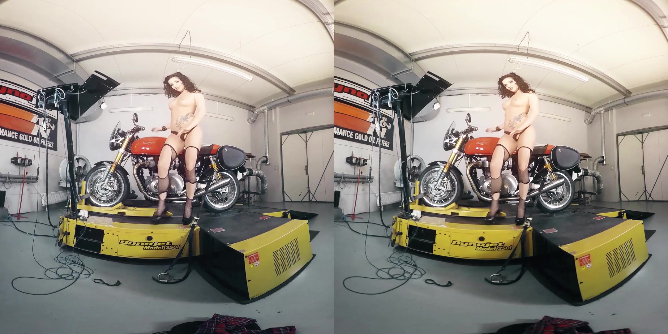 Lucia Denvile in Biker Babe Gets Turned on by a Test Drive - BravoModelsMedia