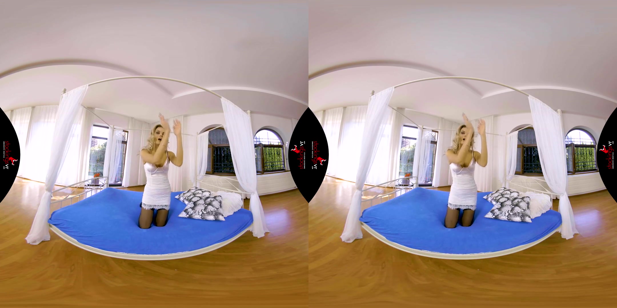 Your Personal Stripper - Blonde Shave Striptease Small Tits