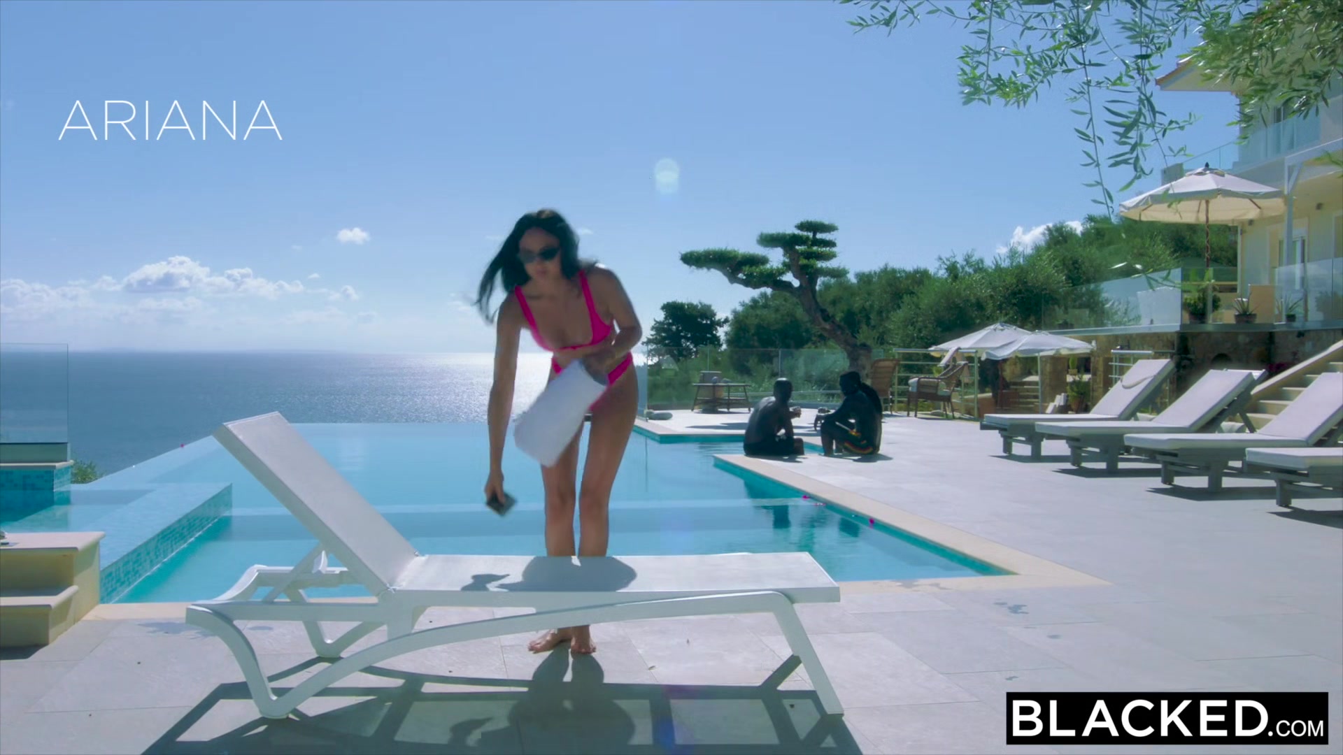 BLACKED Hot Wife was alone on vacation until she found two BBCs