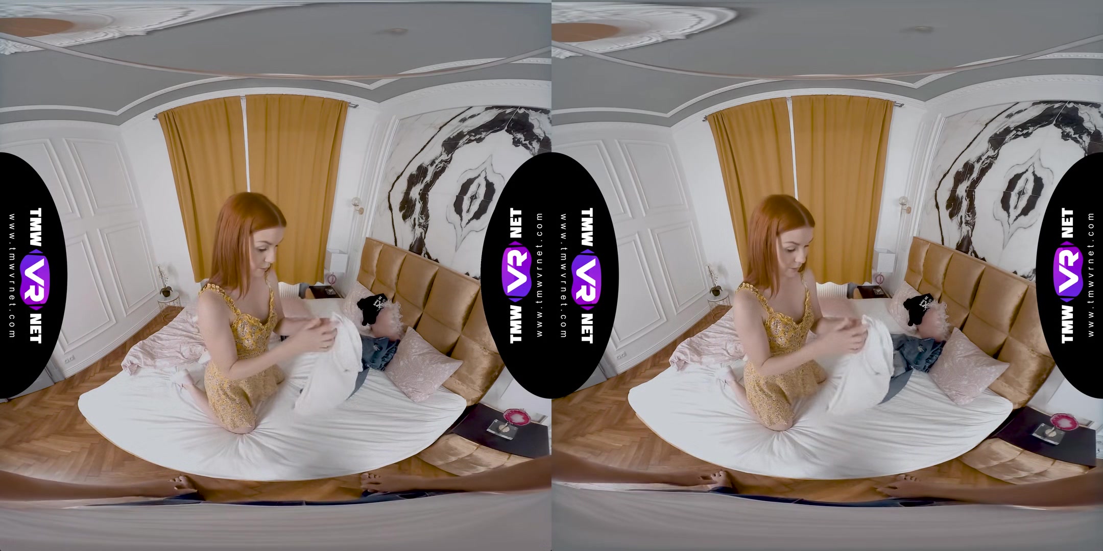 Guilty Dude Apologizes To A Hottie - Hot Redhead Virtual Girlfriend Sweet Angelina