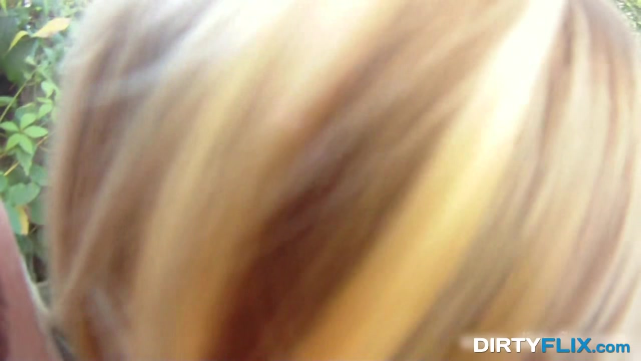 Dirty Flix - Blonde cutie tricked into outdoor sex