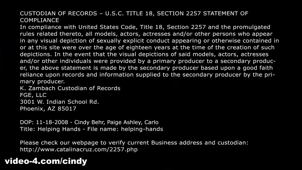 Helping Hands - Cindy Behr