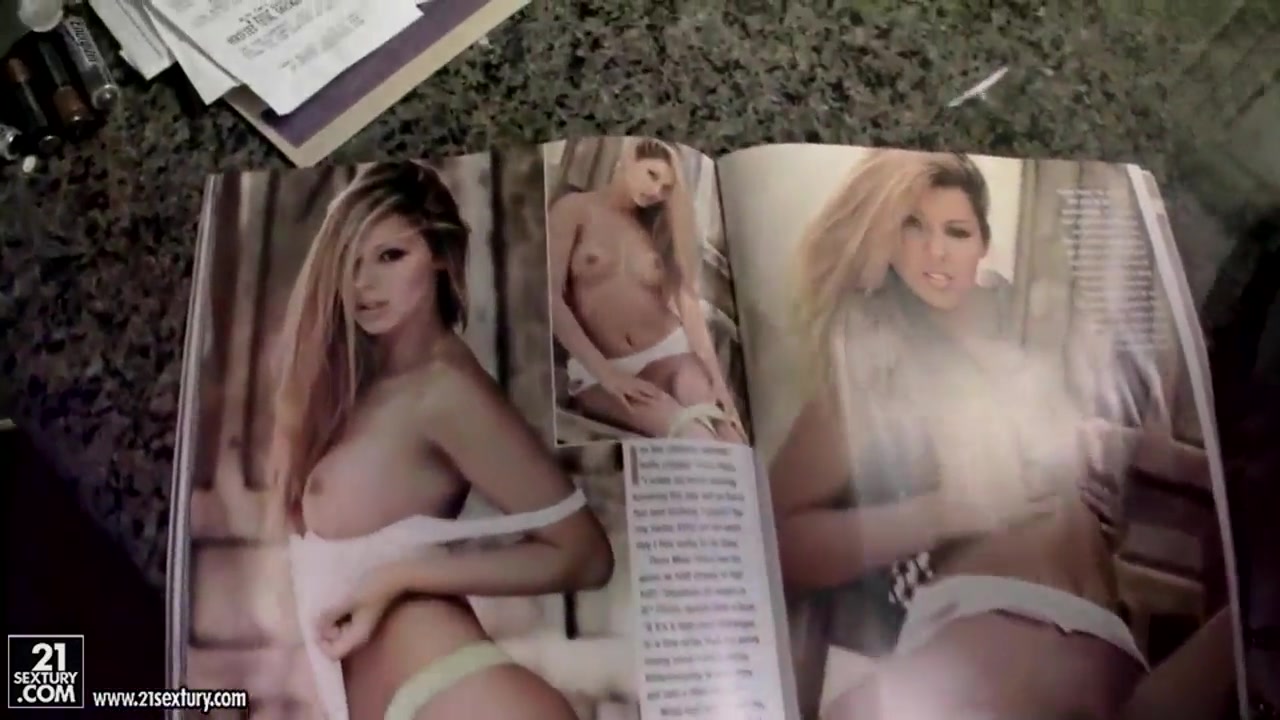 Cindy Hope and Sandy look at men's magazine