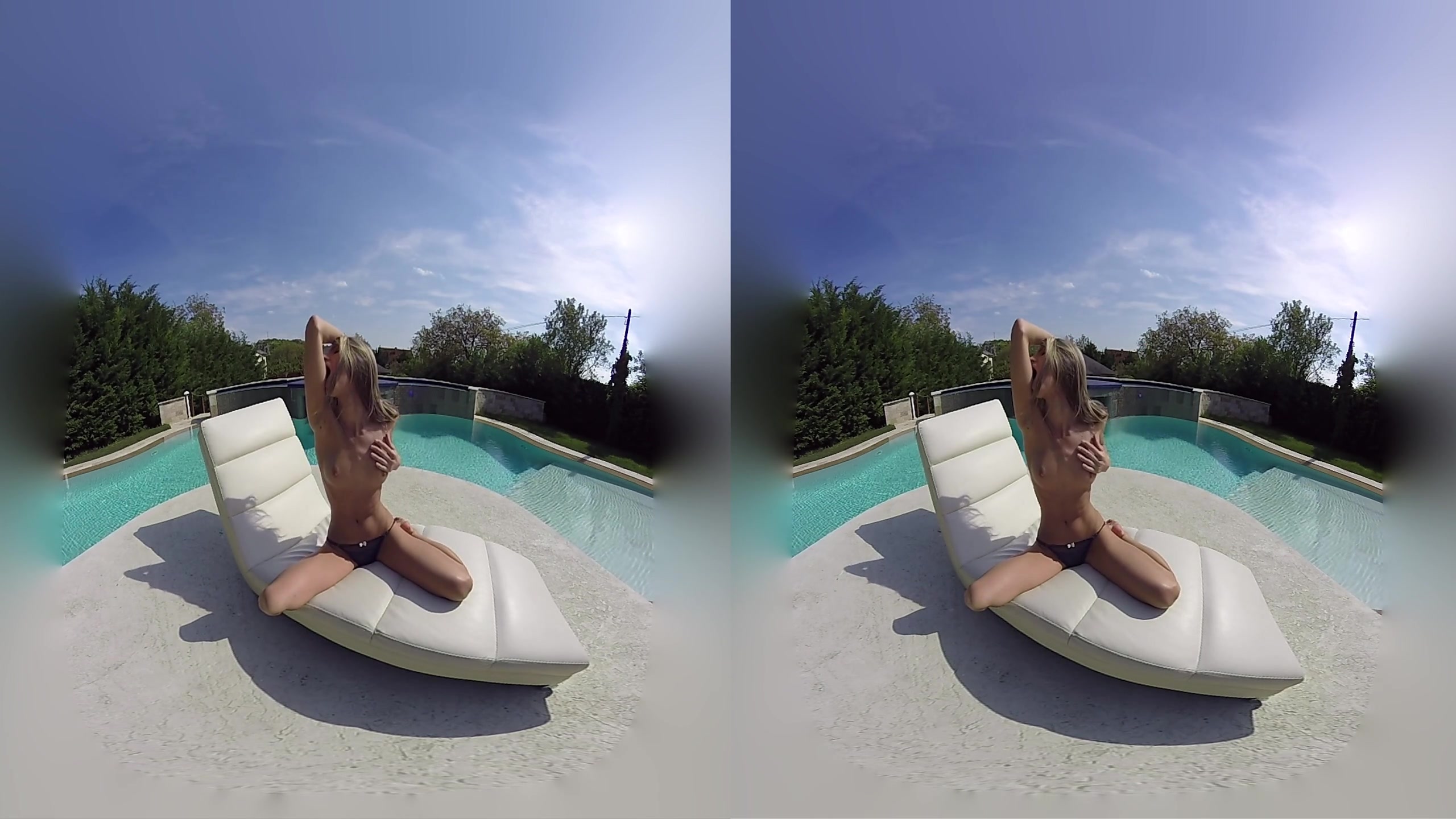 Gina Gerson Plays by the Pool