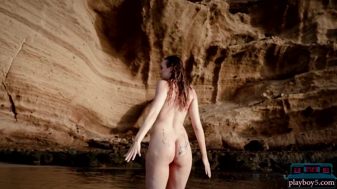 German Mature Beauty Beach Striptease