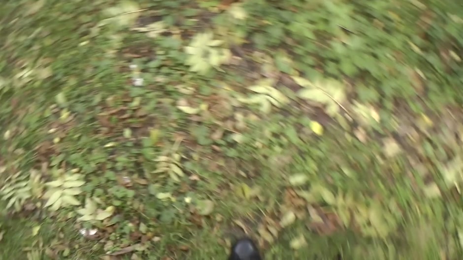Busty bimbo gets her ass fucked in a public park