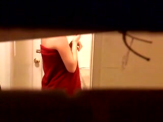 My captures all beauties in shower