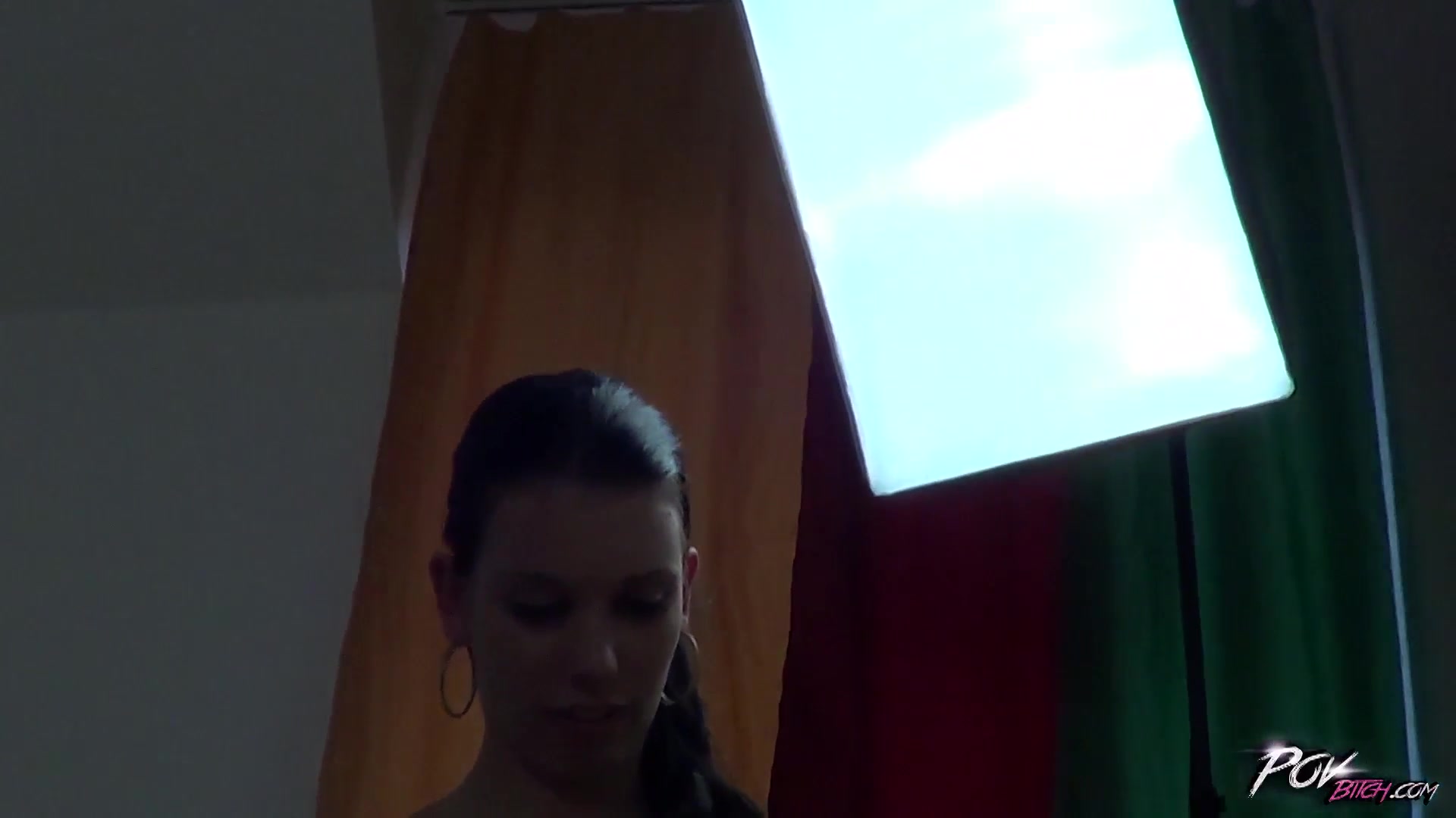 Angie Emerald Sucks And Gets Cum On Her Pussy - POVBitch