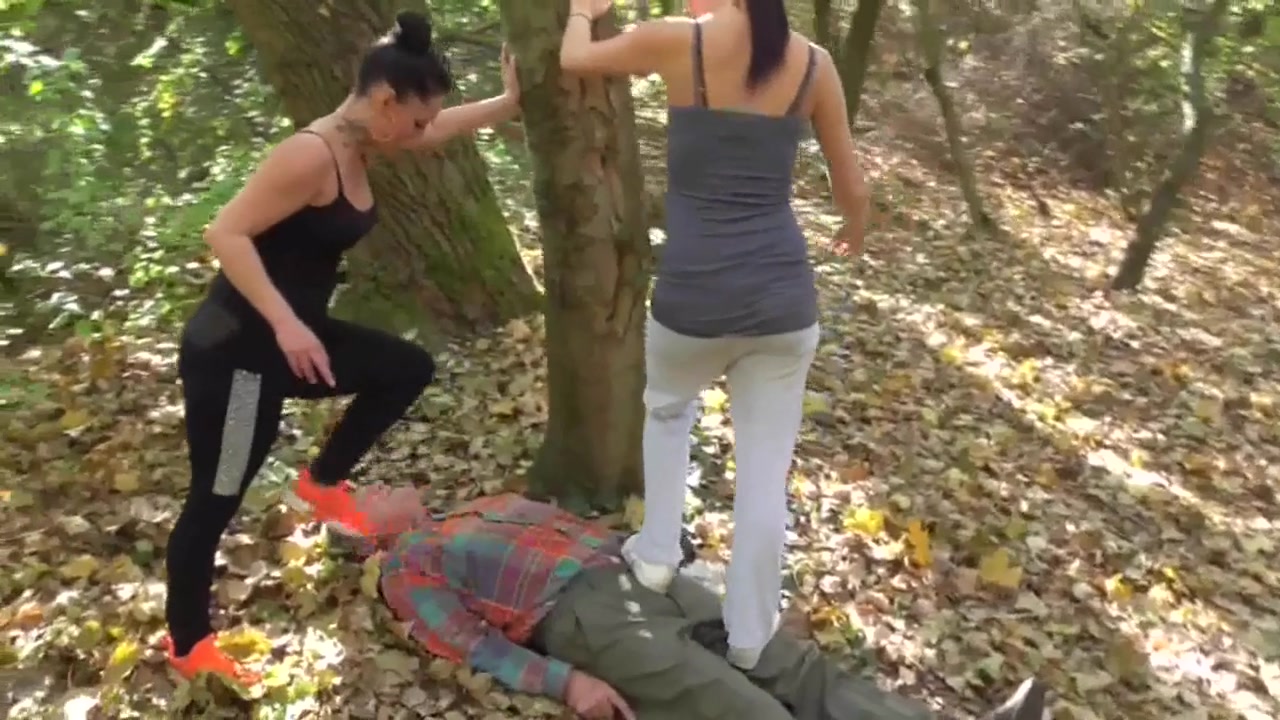 The old trampling mat by Femdom Austria