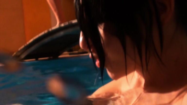 Wild group fucking in the pool