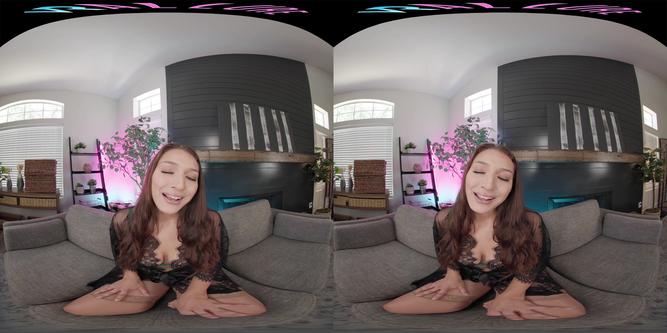 Busty brunette wants to suck and ride your cock in VR