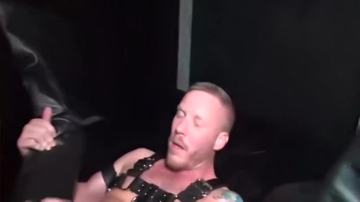 Muscle Leathermen Raw In Bathhouse