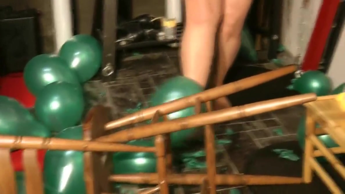 Anna Devot - Brown Stockings And Green Balloons