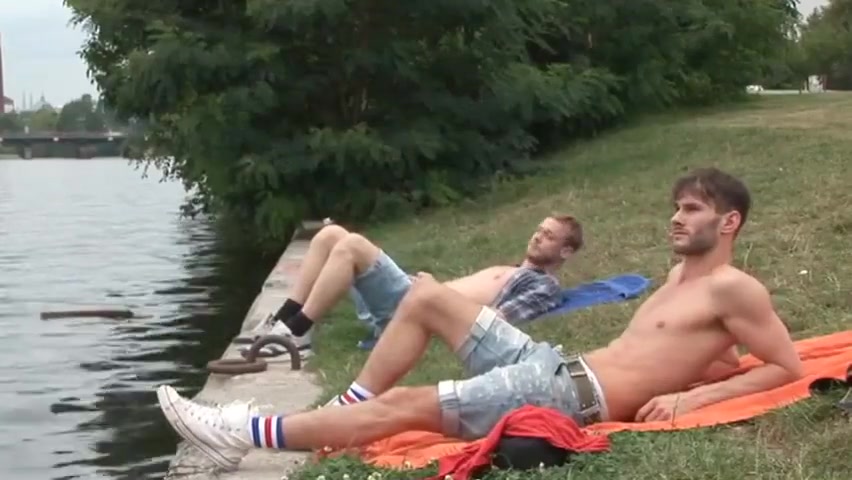 Muscular Gays With Short Hair Taking Turns Fucking