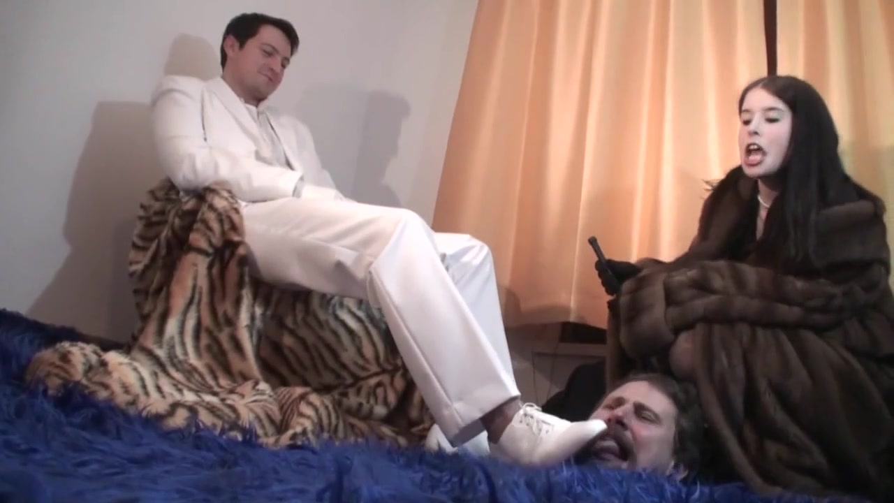 Shitface lick his masters shoes by Femdom Austria