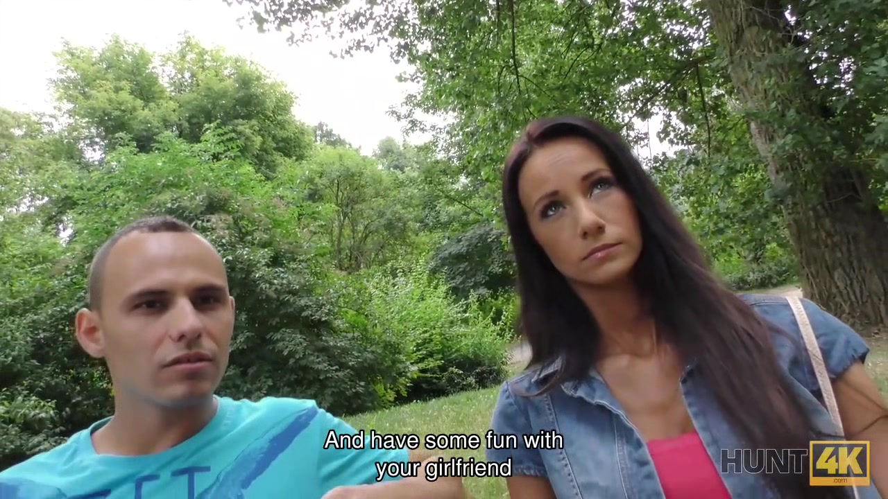 HUNT4K. Rich guy picks up beautiful chick in front of her boyfriend