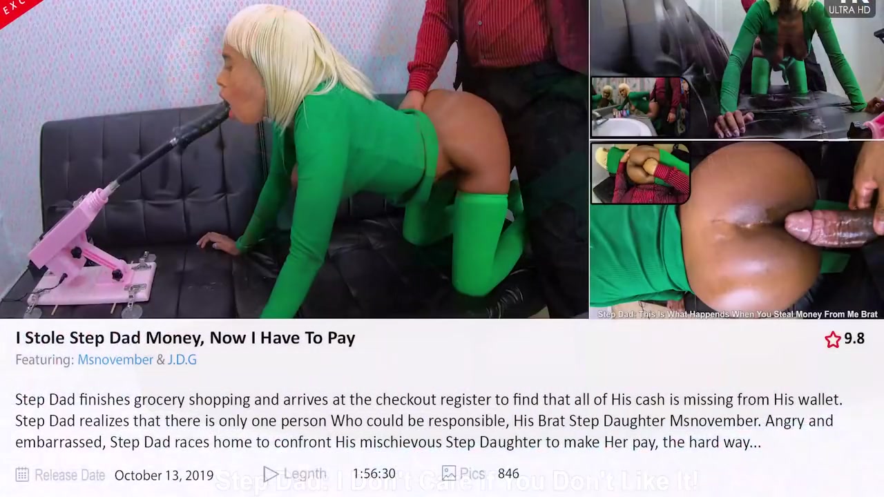 Hd Not Obeying Me Will Get You Punishment!!! Fuck-machine Shaved Pussy Domination From Crazy Stepdad