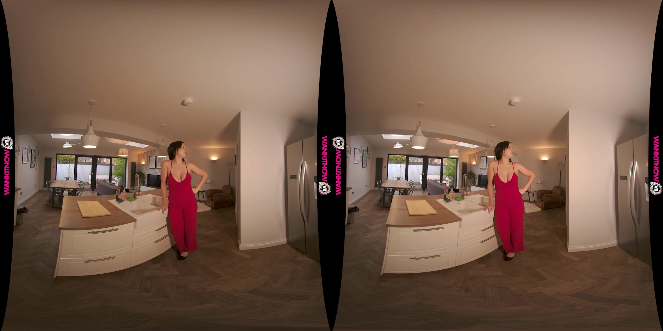 Red Dress featuring Tindra Frost - WankitNowVR