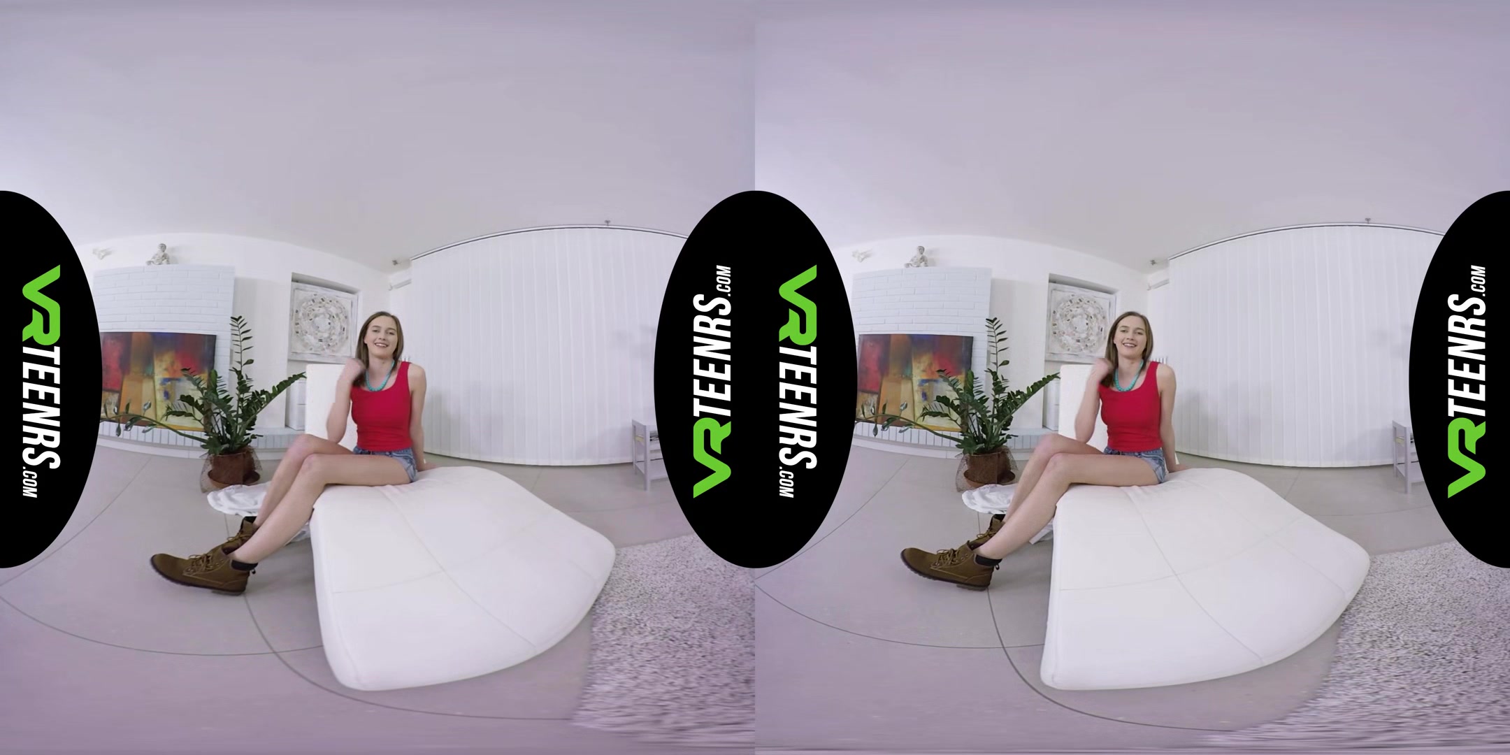 Stacy Cruz Plays With Her Firm Tits Vr - Leggy Teen With Big Tits