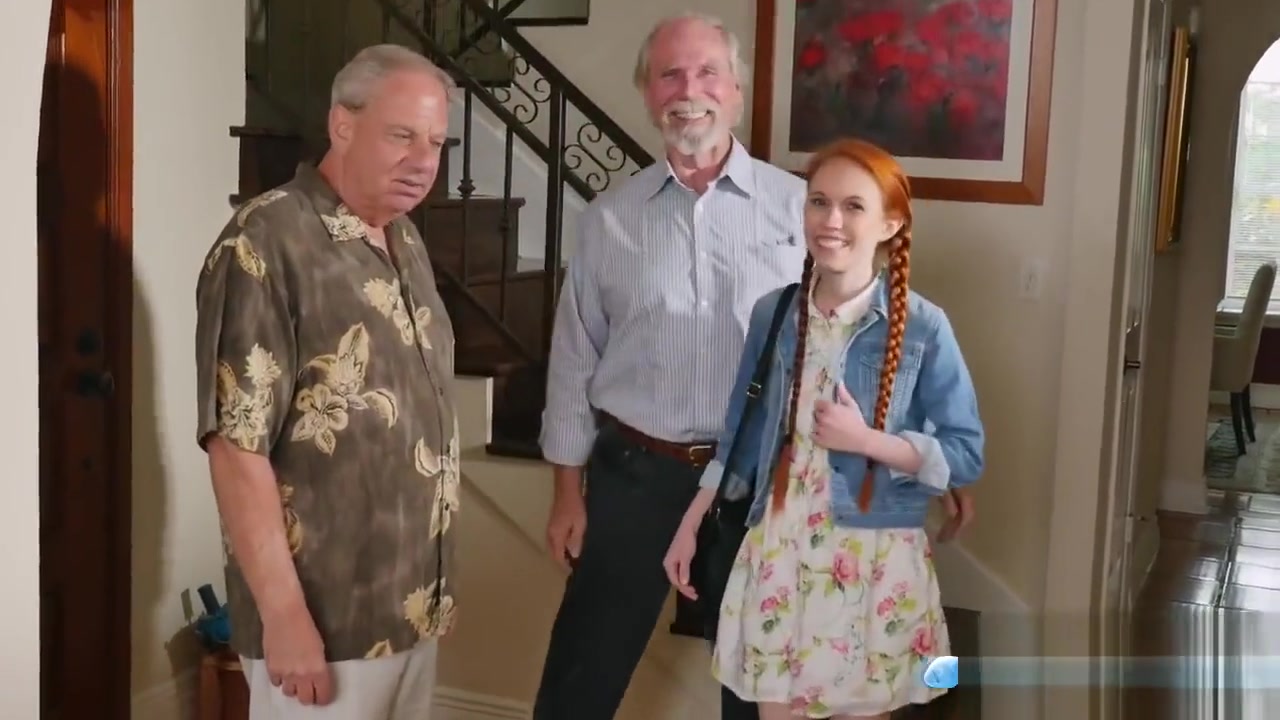 Pigtailed redhead teen 18+ is addicted to veteran guys