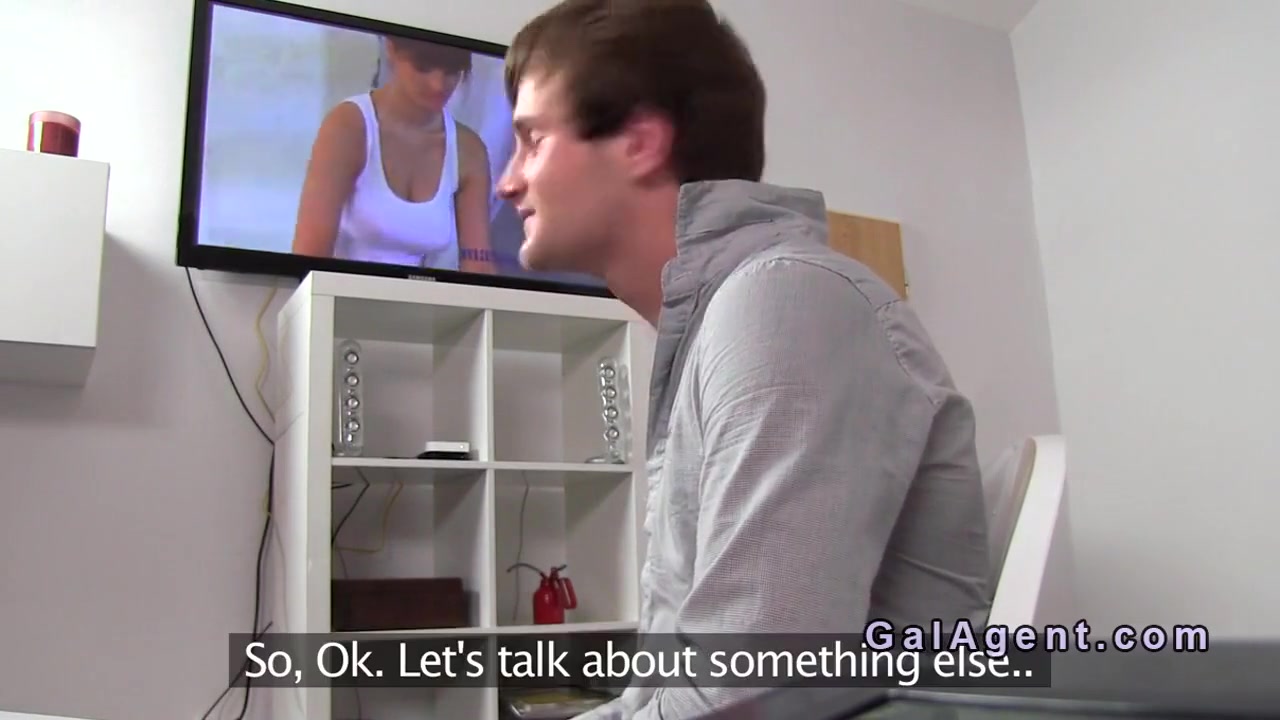 Horny Guy Bangs Brunette In Casting