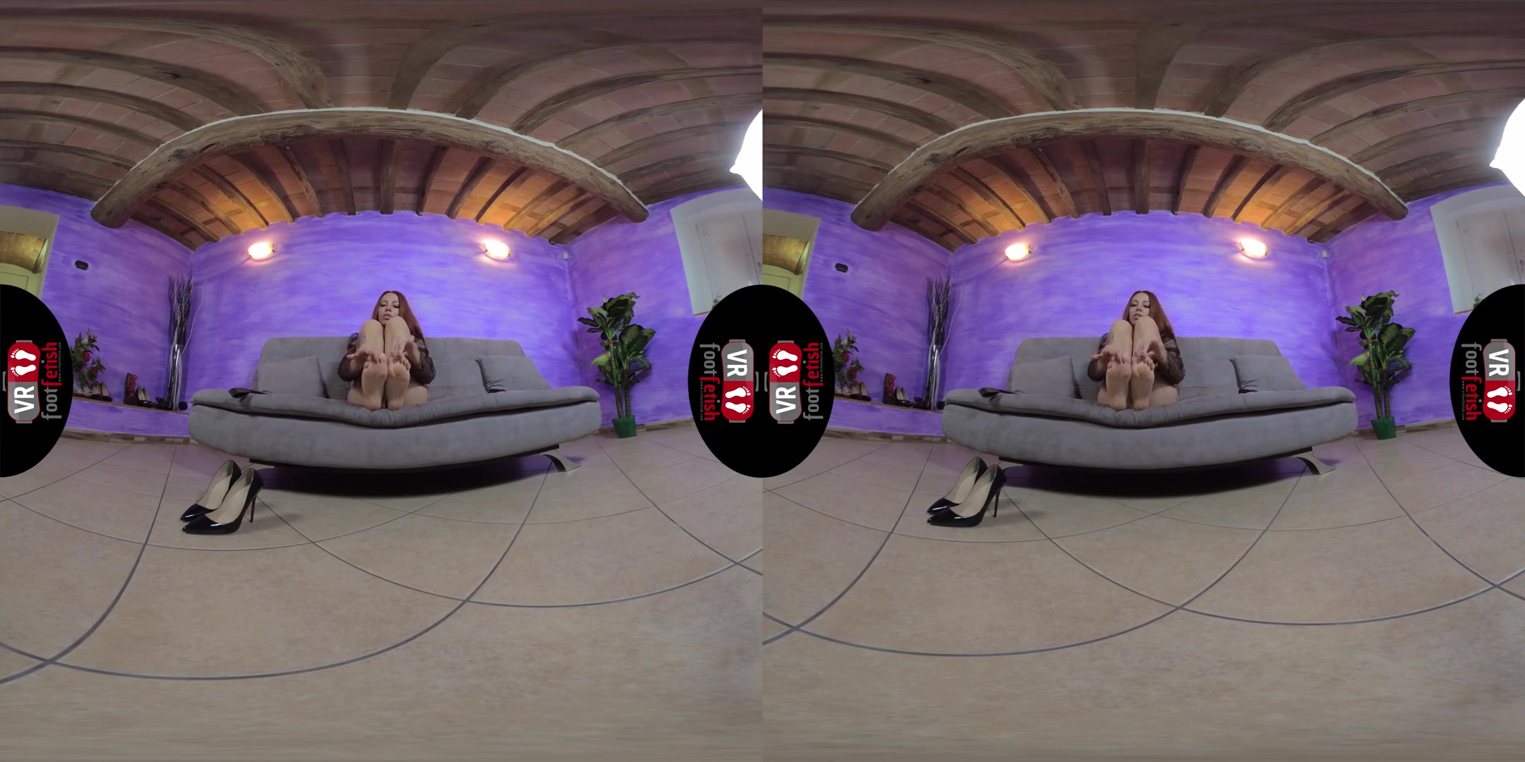 Mistress Elettra Flaunts Her Sexy Body And Takes Off Her Stockings - Leg Fetish 3D Porn
