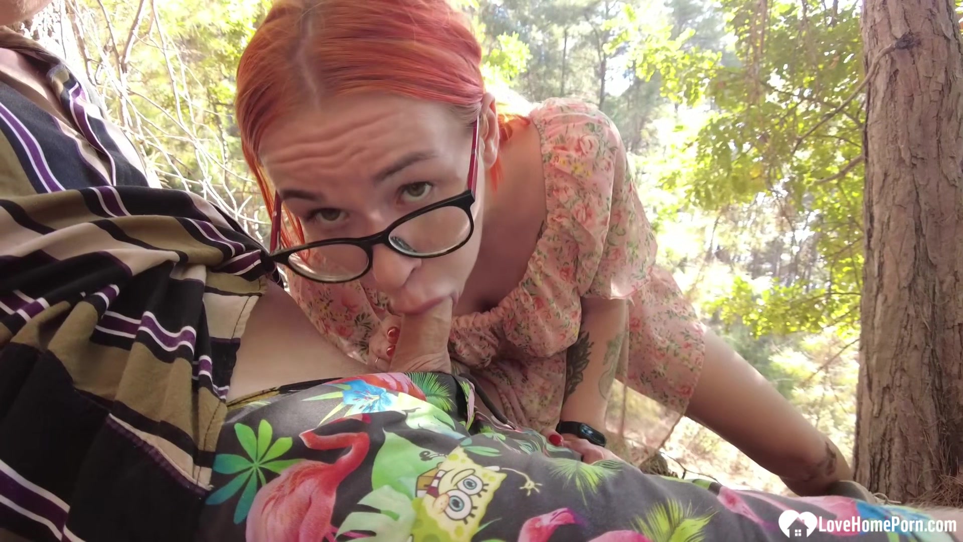 Horny Couple Has Spontaneous Sex In The Woods