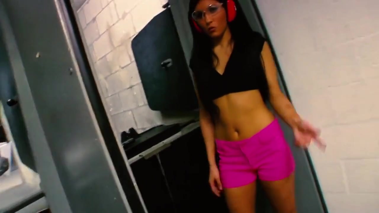 Sexy Teen 18+ Gets Picked Up At Shooting Range Only To Fuck Hung Stud And Get Cum Shot On Her Tight Stomach