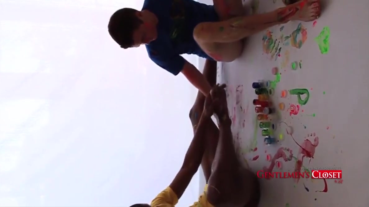 Luke And Patrick Worship Feet Together Before Tugging Cocks