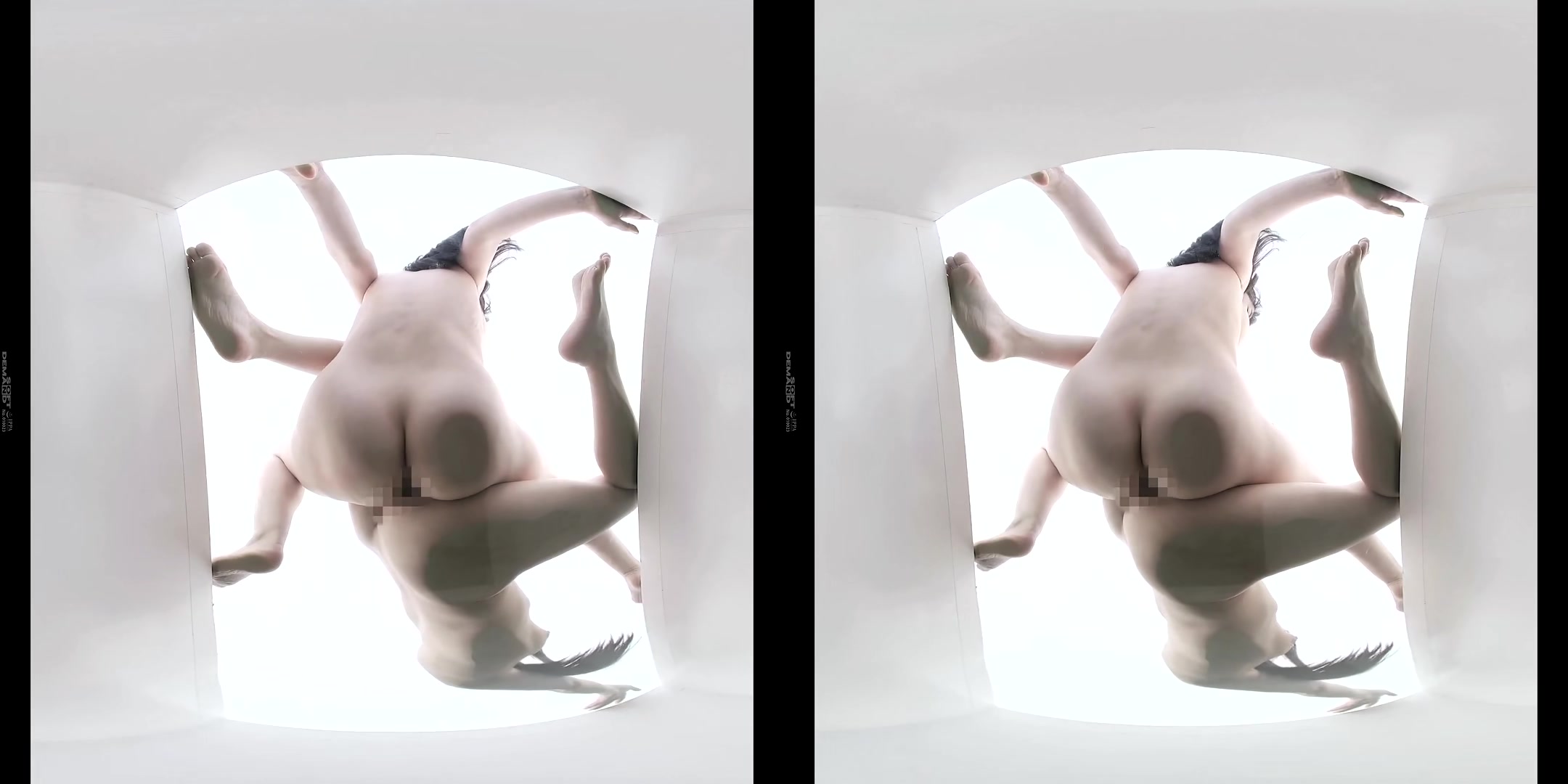 Momoka Kato and Ellie Akira - The Ultimate View! Watching Squirting Strap-On Lesbian Sex from Below - SodCreate
