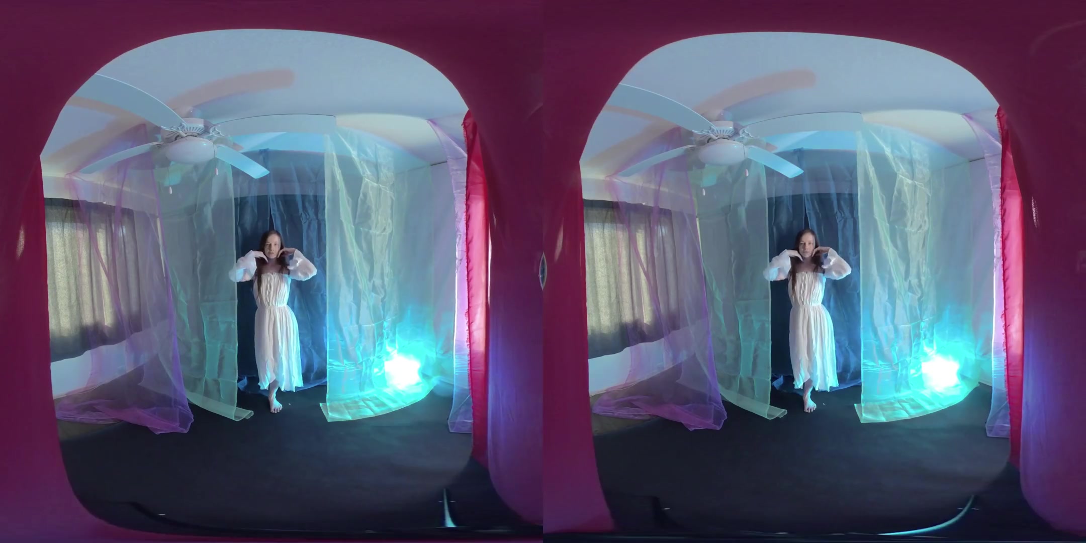 Curtains - Emily Bloom in a Solo Tease - SexLikeReal