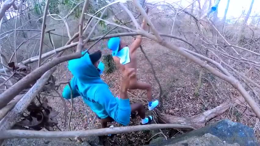 Jayson Vorhees In The Woods bareback