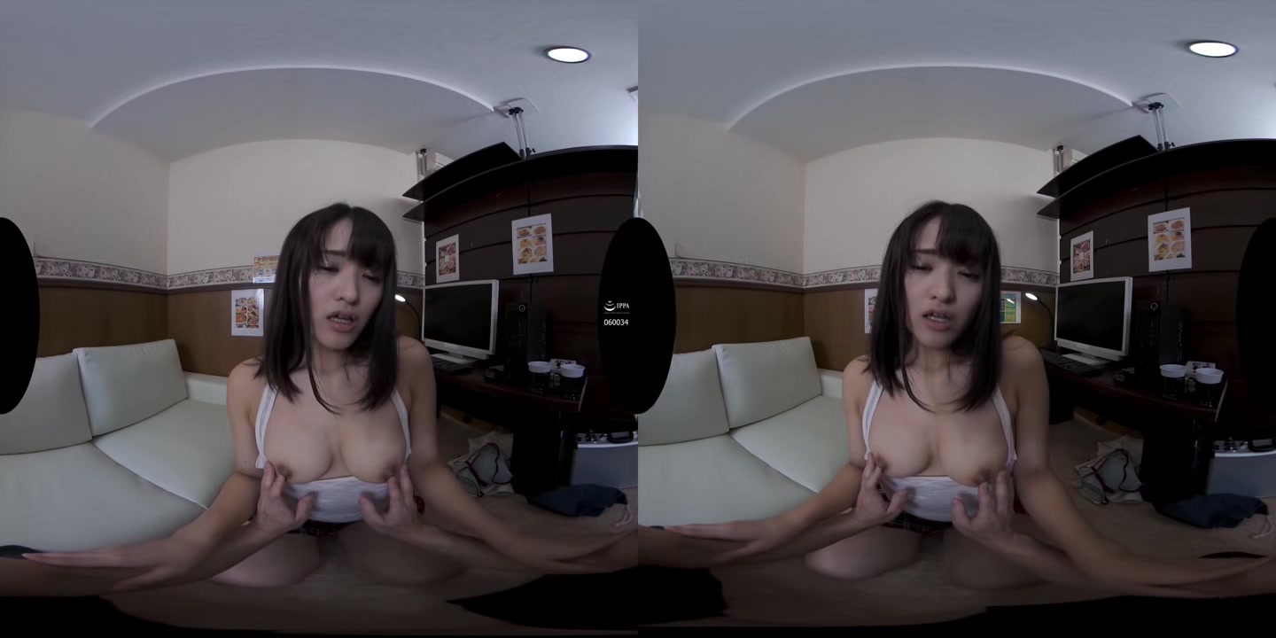 Aimi Otosaki in Keep Quiet! Forbidden Sex in a Manga Cafe - VRlab9division