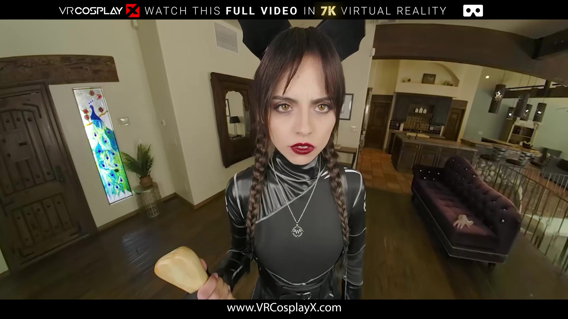 WEDNESDAY ADDAMS Needs Dick Instead Of Fantasies