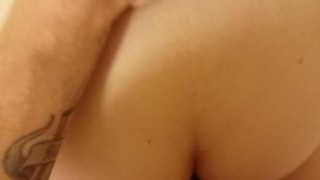 Wife's Doggystyle Creampie