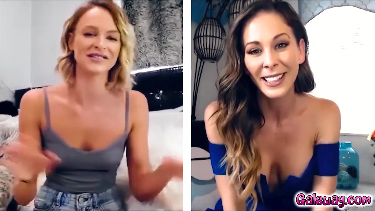 Cherie And Emma Fingers Each Pussies During Video Call