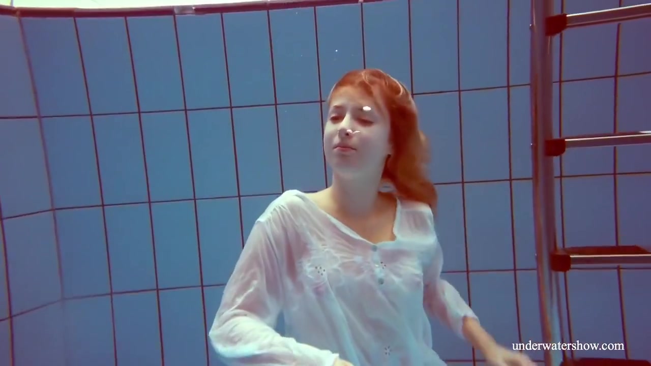 Hot Sexy Horny teen 18+ Babe Melisa Darkova Swimming Nude Alone
