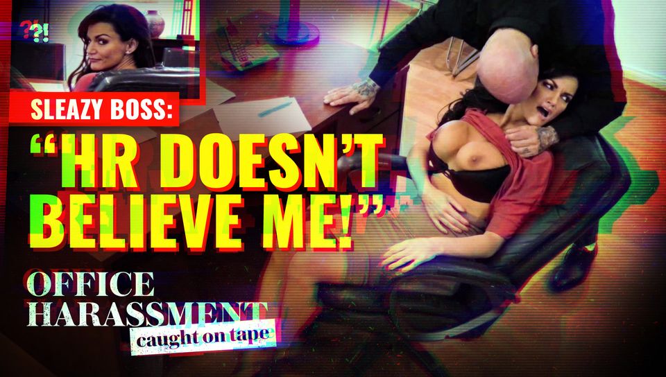 Becky Bandini & Derrick Pierce in Office Harassment Caught On Tape - FantasyMassage