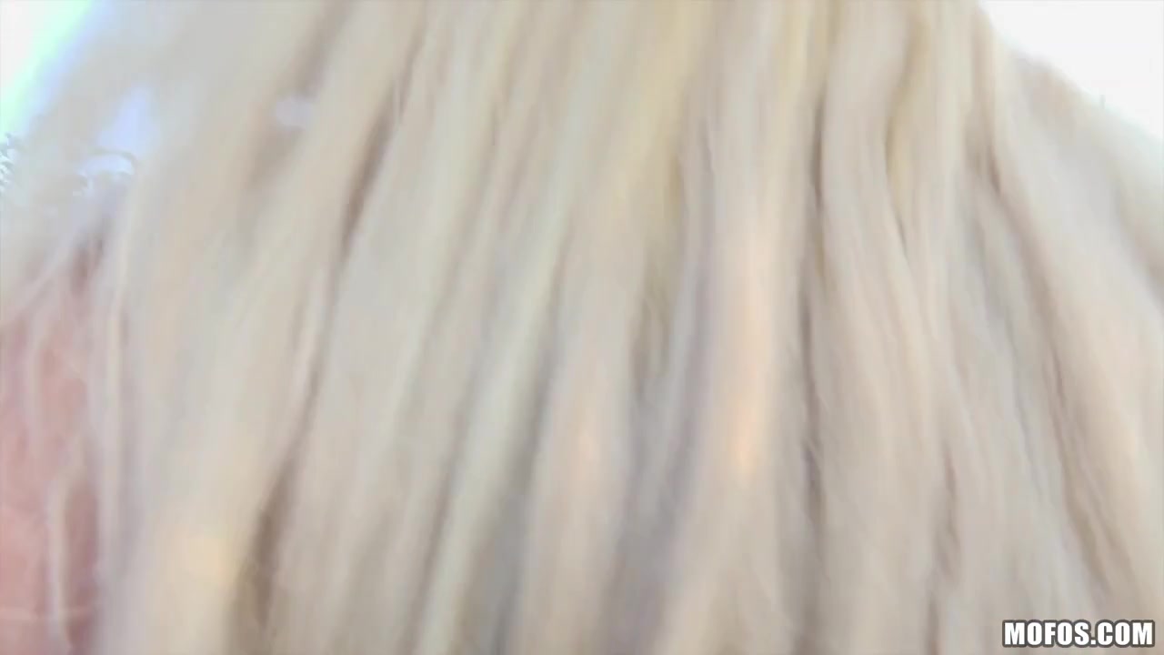 Kimber Delice in French Blonde in Red Lipstick - StrandedTeens