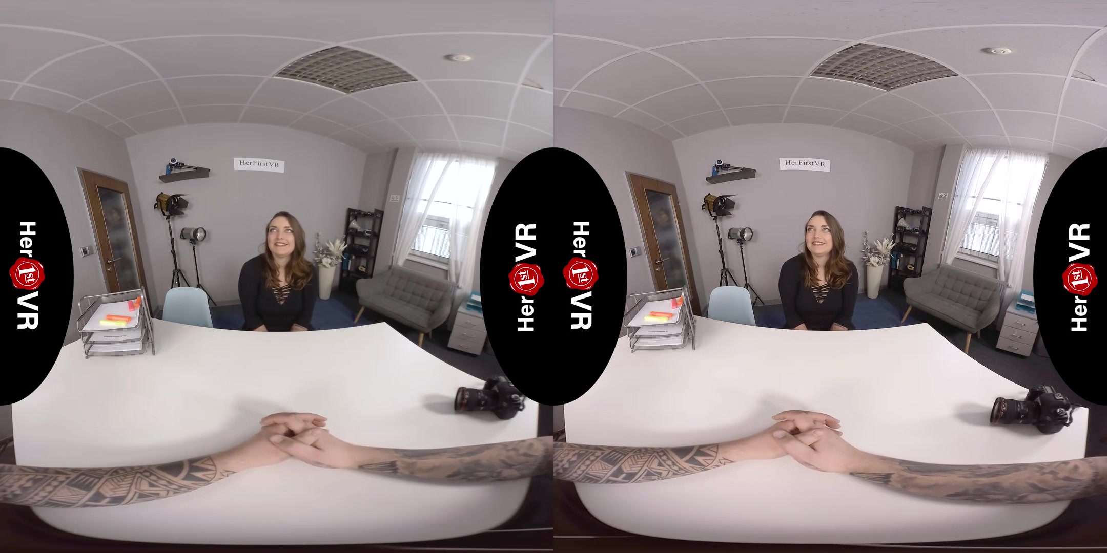 Lea - VR Casting; Busty BBW Amateur - SexLikeReal