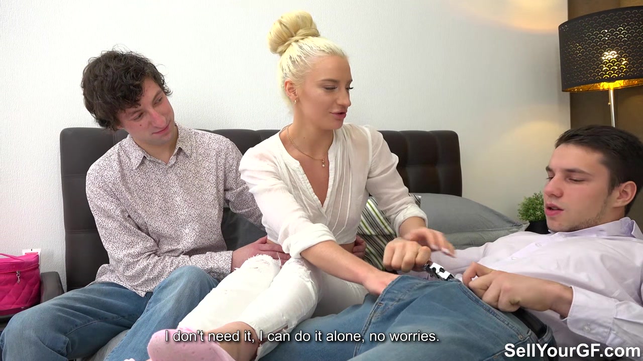 Sell Your GF - Angelika Cristal - Hubby watches young wife fuck