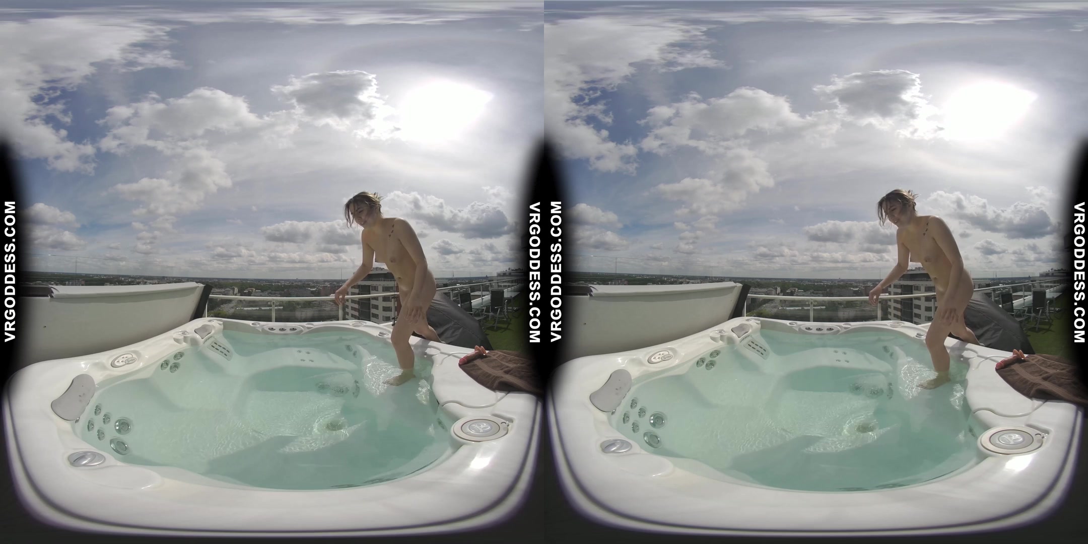 Teen Adreana Jilling In Jacuzzi With Suction Cup Dildo Orgasming Vibratin Her Clit On Water Jets