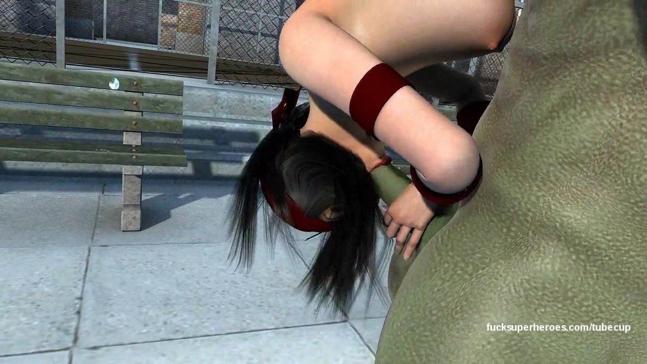 Hulk smashes into Electra's tight cunt