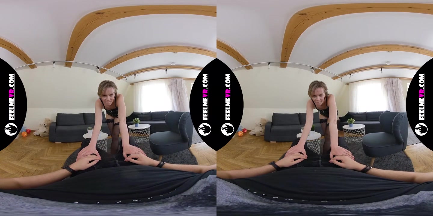 Kristina Milf Cocksucker In Latex Dress Makes Blowjob - FeelMeVR