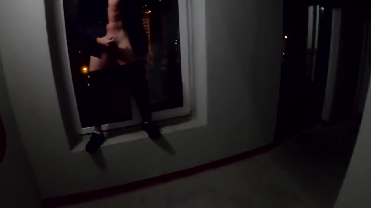Handsome Jerks Off In The Entrance And Sucks The Guys Dick
