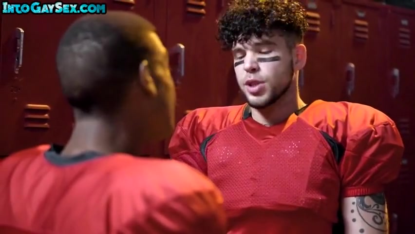 Locker Room Ir Stud Barebacked By Black Sportive Top
