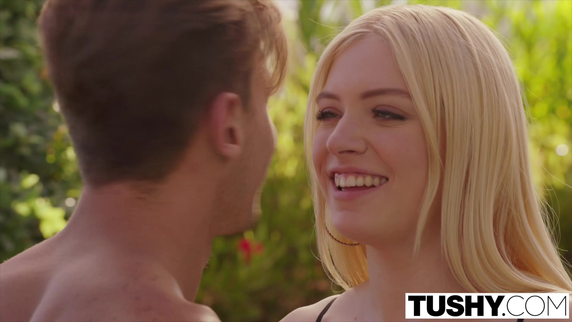 TUSHY Curvy blonde gets her ass gaped